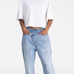 Target Light Blue Distressed Boyfriend Jeans KBB Dylan Jean